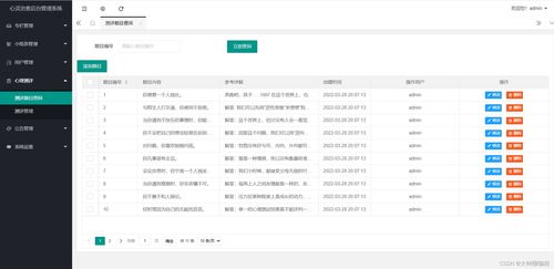 計算機畢業 課程設計系列基于springboot的心理健康咨詢服務系統